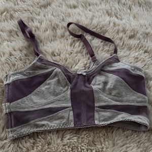 Free People Purple and Gray Bralette